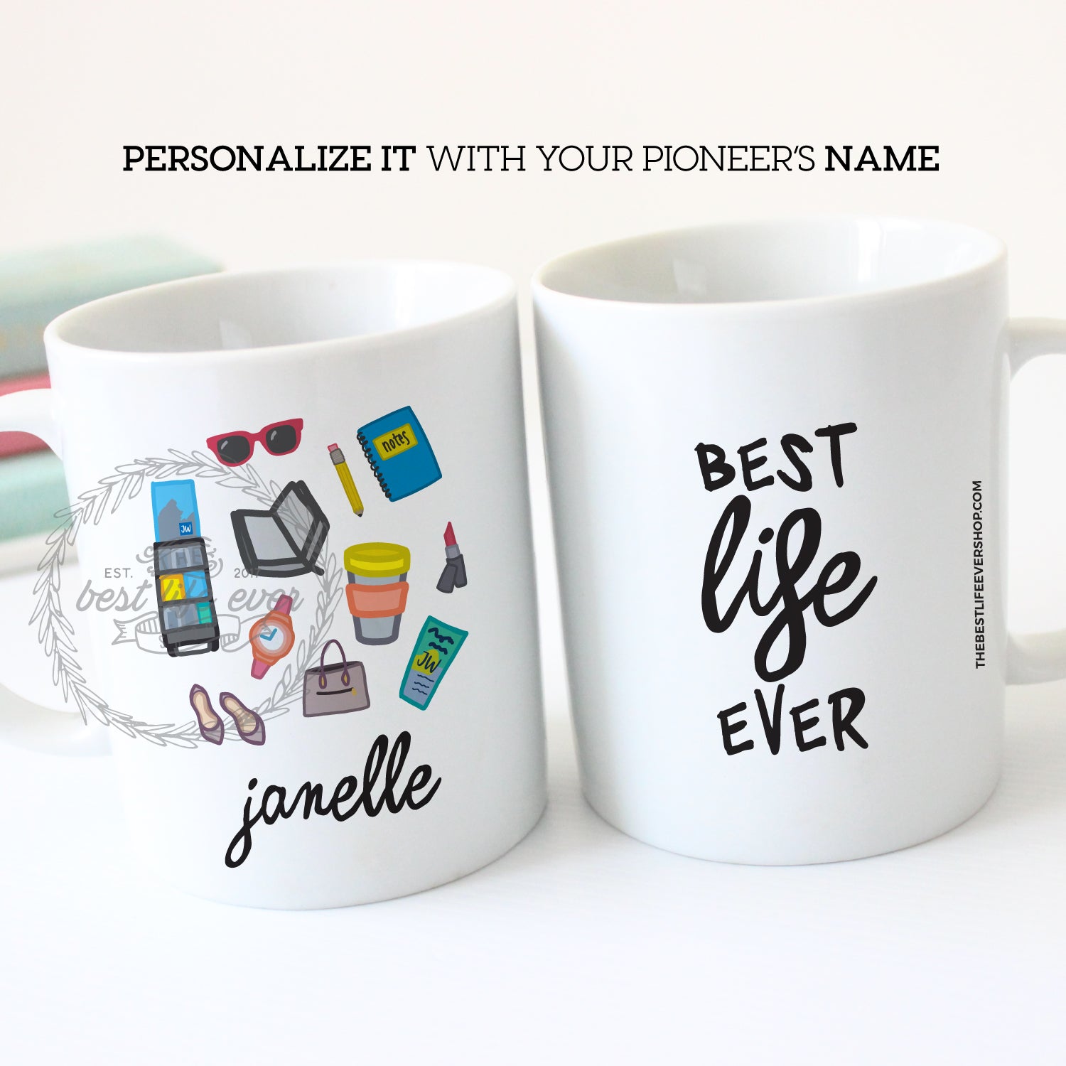 Sisters Service Essentials Best Life Ever 11 oz Ceramic Coffee Mug - The  Best Life Ever Shop